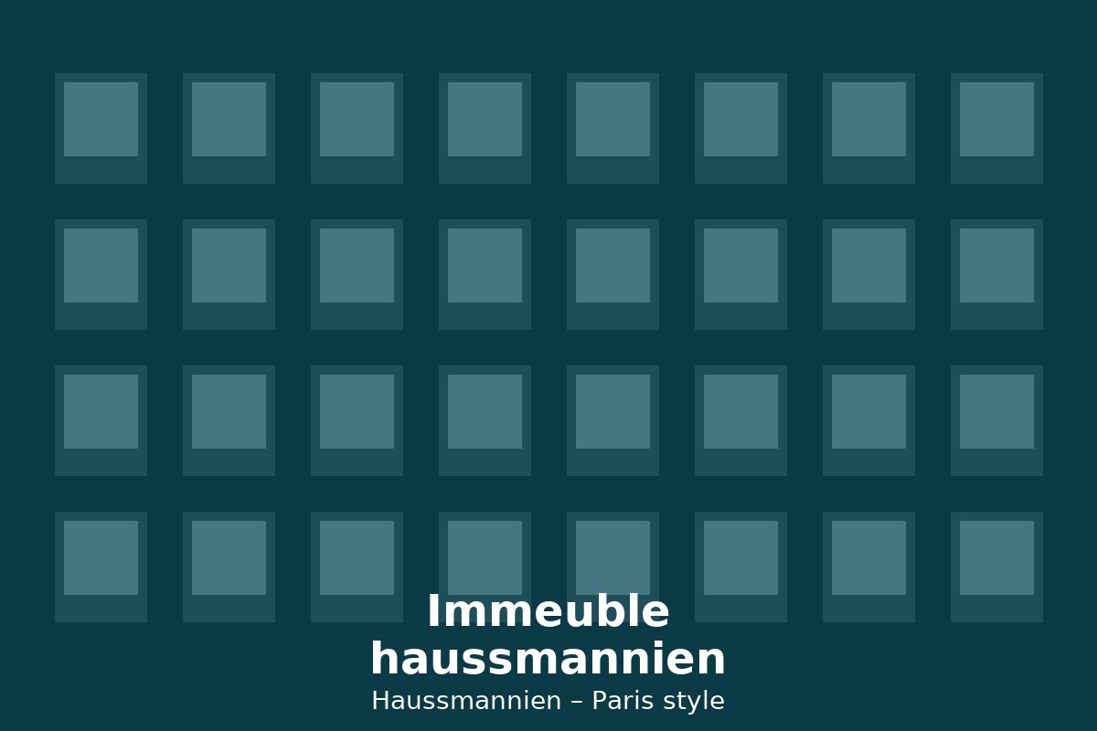 Immeuble haussmannien